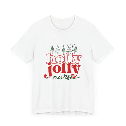 Holly Jolly Nurse2 Short Sleeve Tee