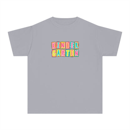 Kindergarten Neon Blocks Youth Short Sleeve Tee
