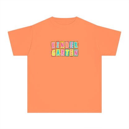 Kindergarten Neon Blocks Youth Short Sleeve Tee