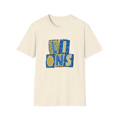 Lions Regal and Gold Short Sleeve Tee