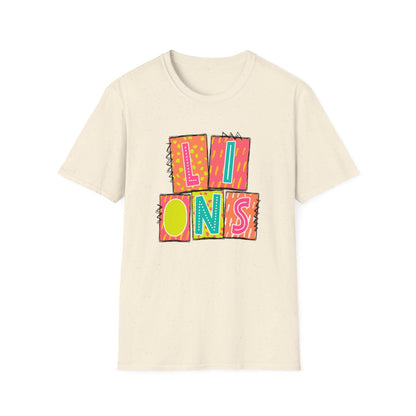 Lions Neon Blocks Short Sleeve Tee