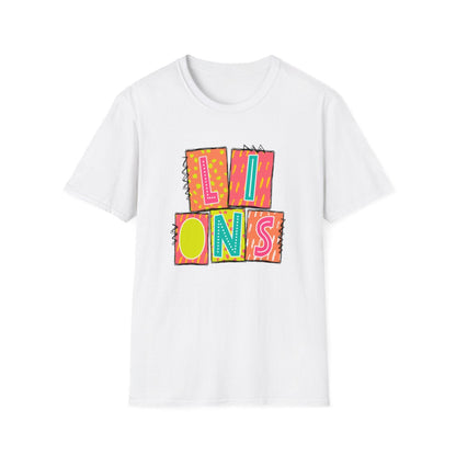 Lions Neon Blocks Short Sleeve Tee