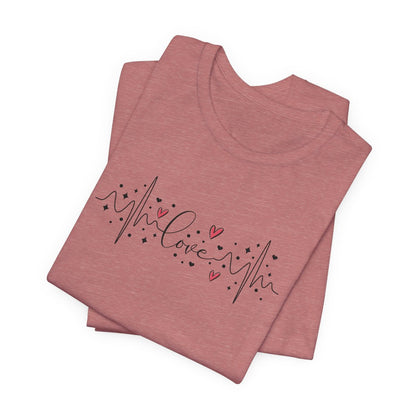 Love Heartbeat Short Sleeve Tee