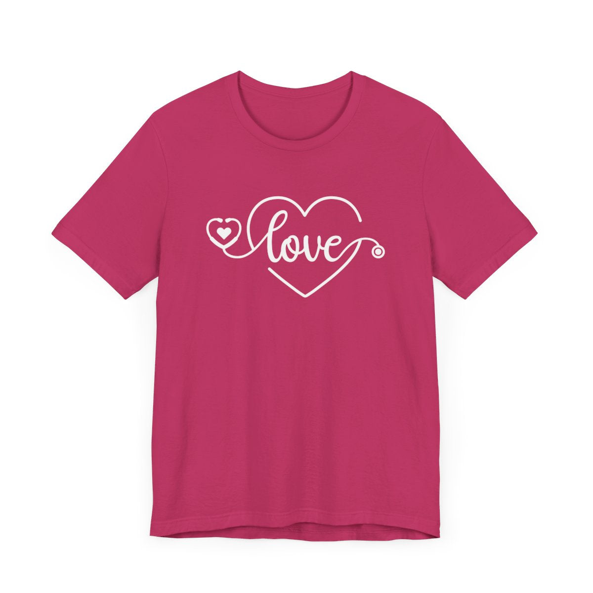 Heart Stethoscope Short Sleeve Tee