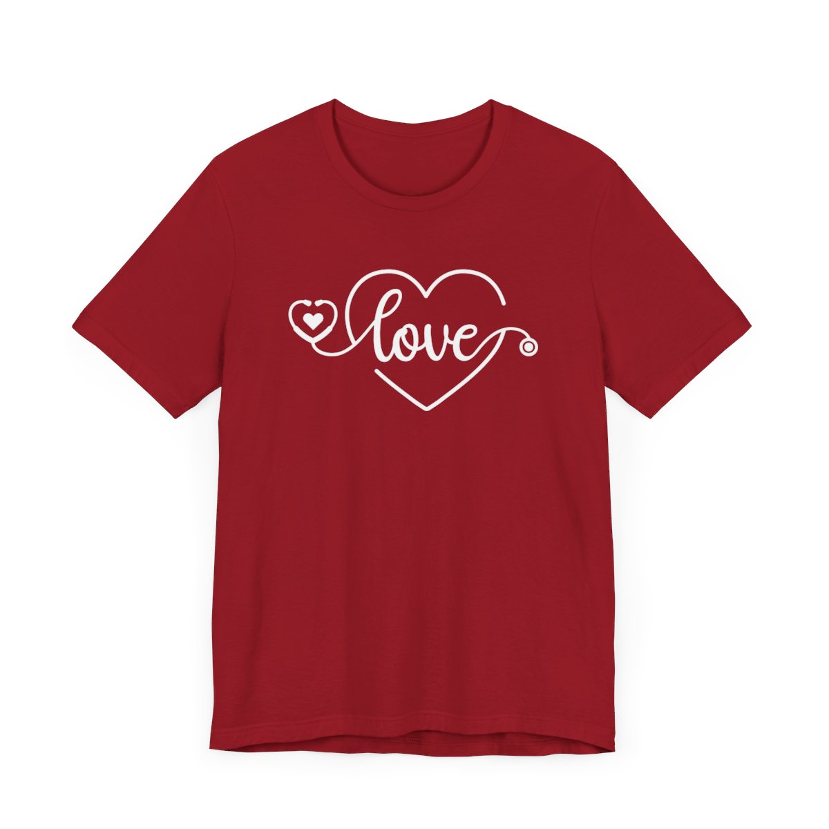 Heart Stethoscope Short Sleeve Tee