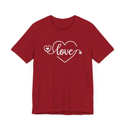 Heart Stethoscope Short Sleeve Tee