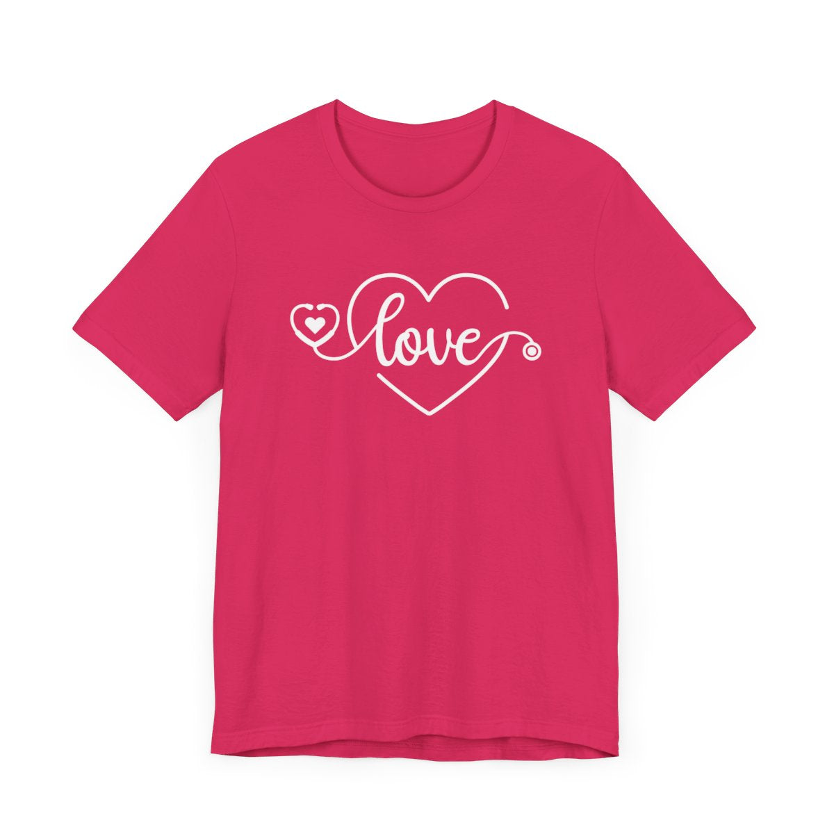 Heart Stethoscope Short Sleeve Tee