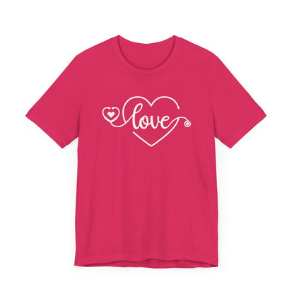 Heart Stethoscope Short Sleeve Tee