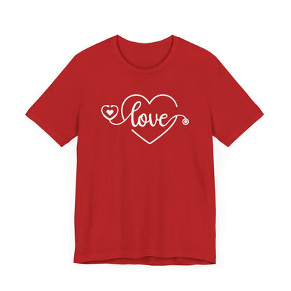 Heart Stethoscope Short Sleeve Tee