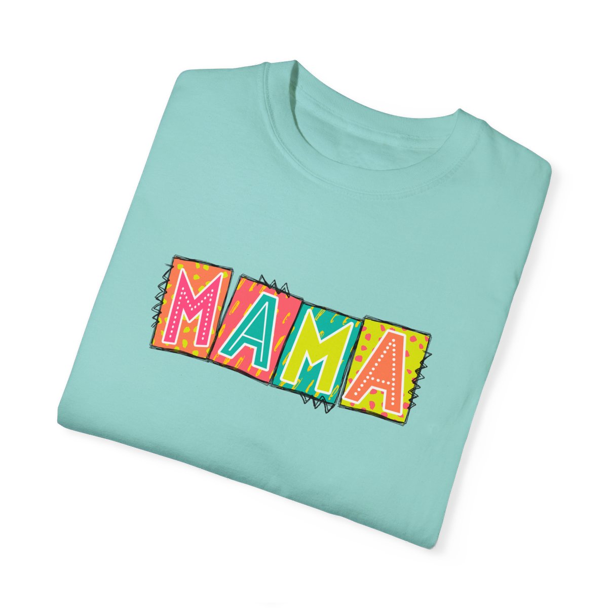 Mama2 Neon Blocks Short Sleeve Tee