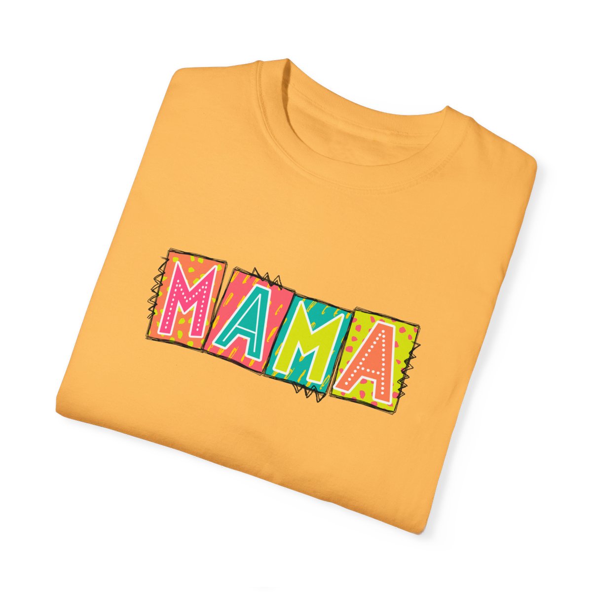 Mama2 Neon Blocks Short Sleeve Tee