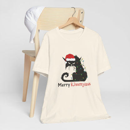 Merry Kissmyass Short Sleeve Tee