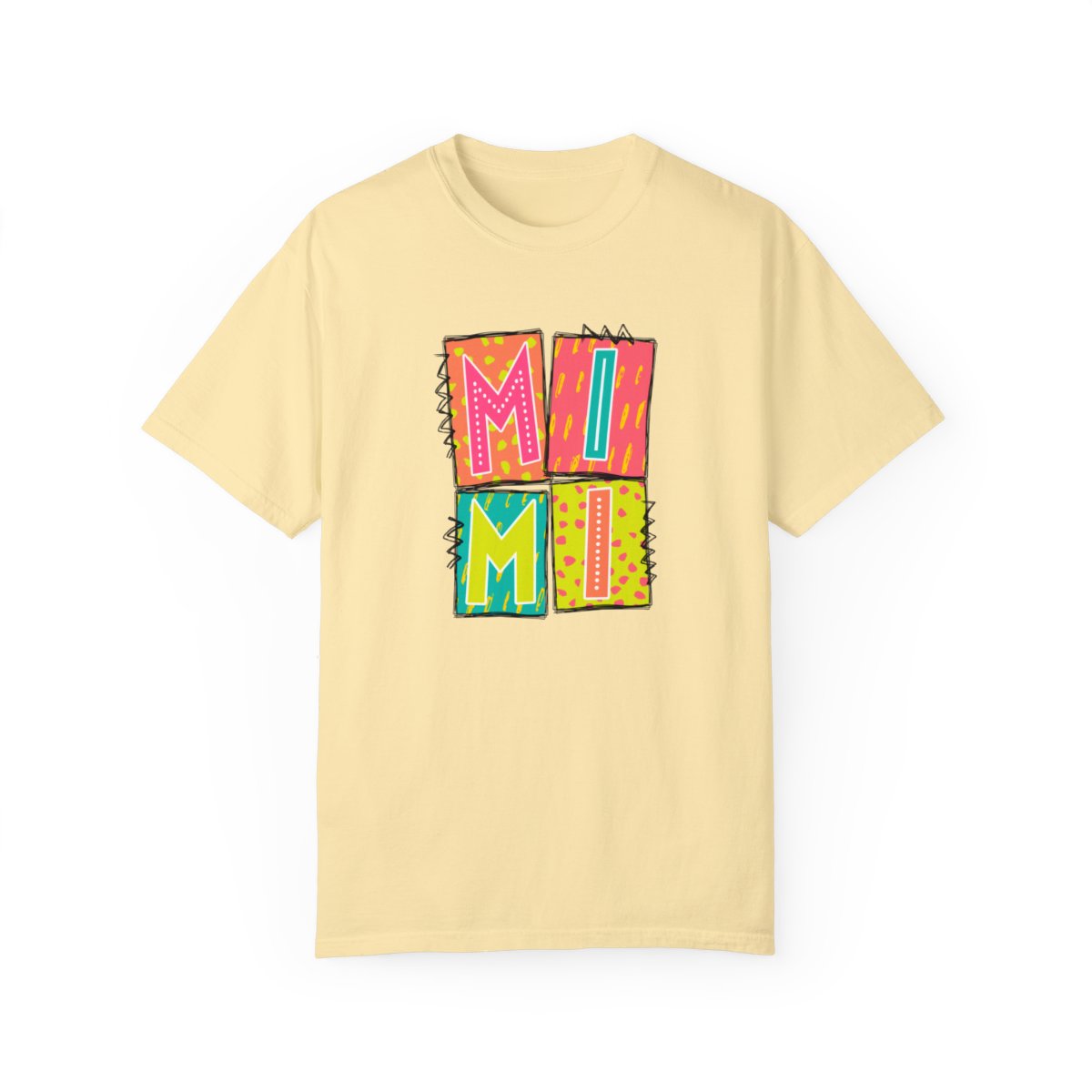 Mimi Neon Blocks Short Sleeve Tee