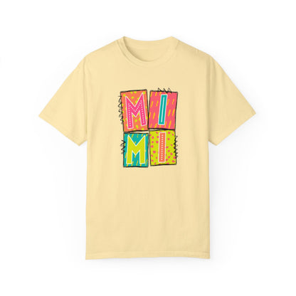 Mimi Neon Blocks Short Sleeve Tee