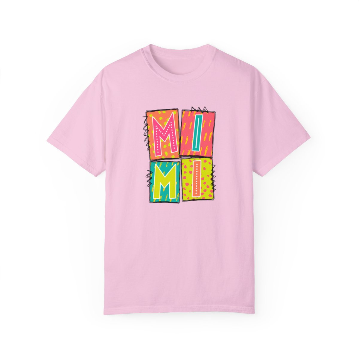 Mimi Neon Blocks Short Sleeve Tee