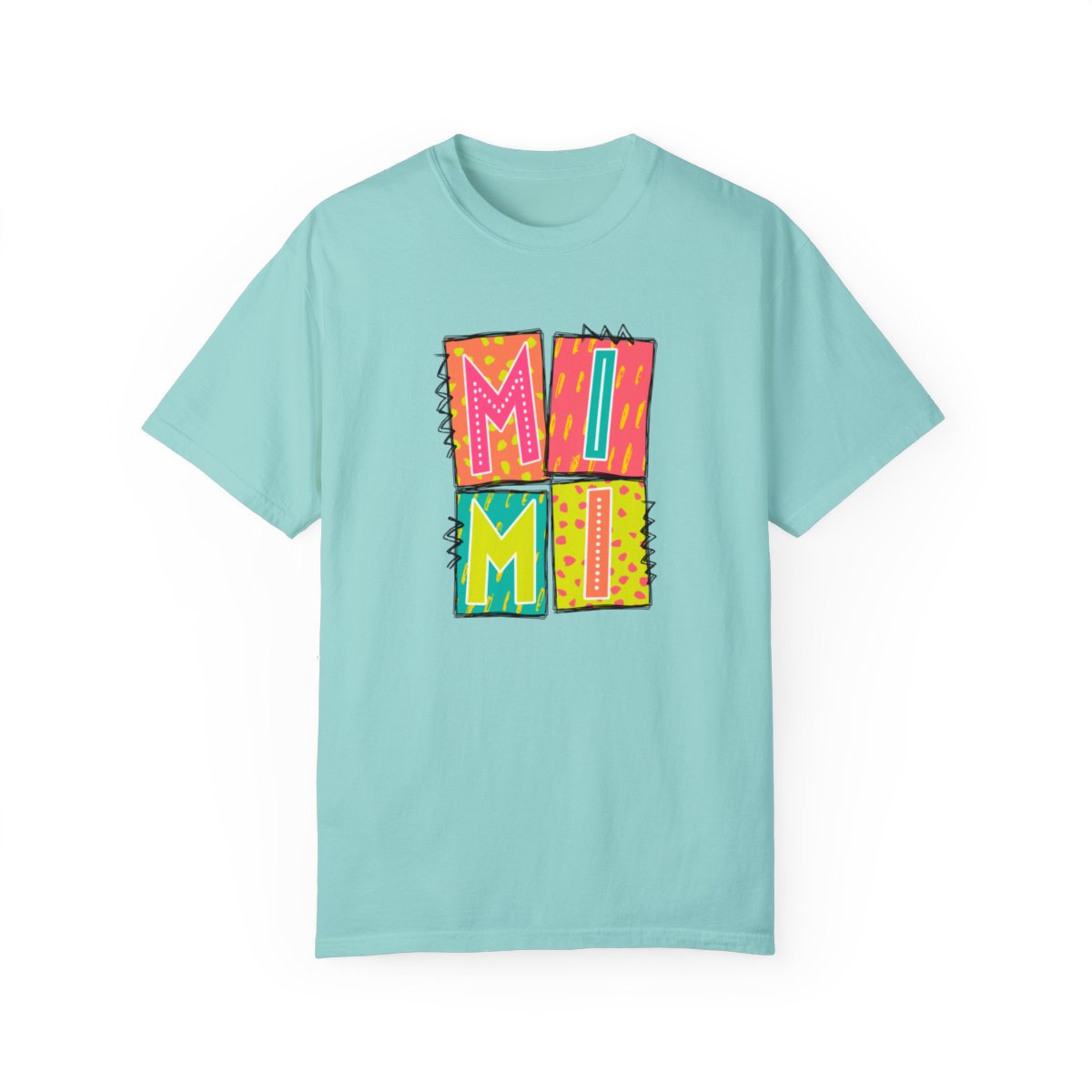 Mimi Neon Blocks Short Sleeve Tee