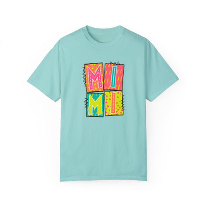 Mimi Neon Blocks Short Sleeve Tee