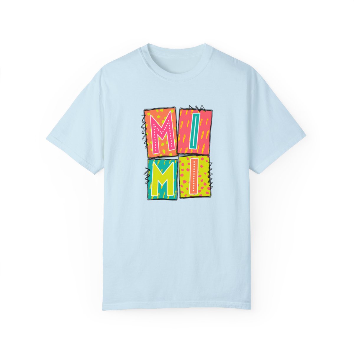 Mimi Neon Blocks Short Sleeve Tee
