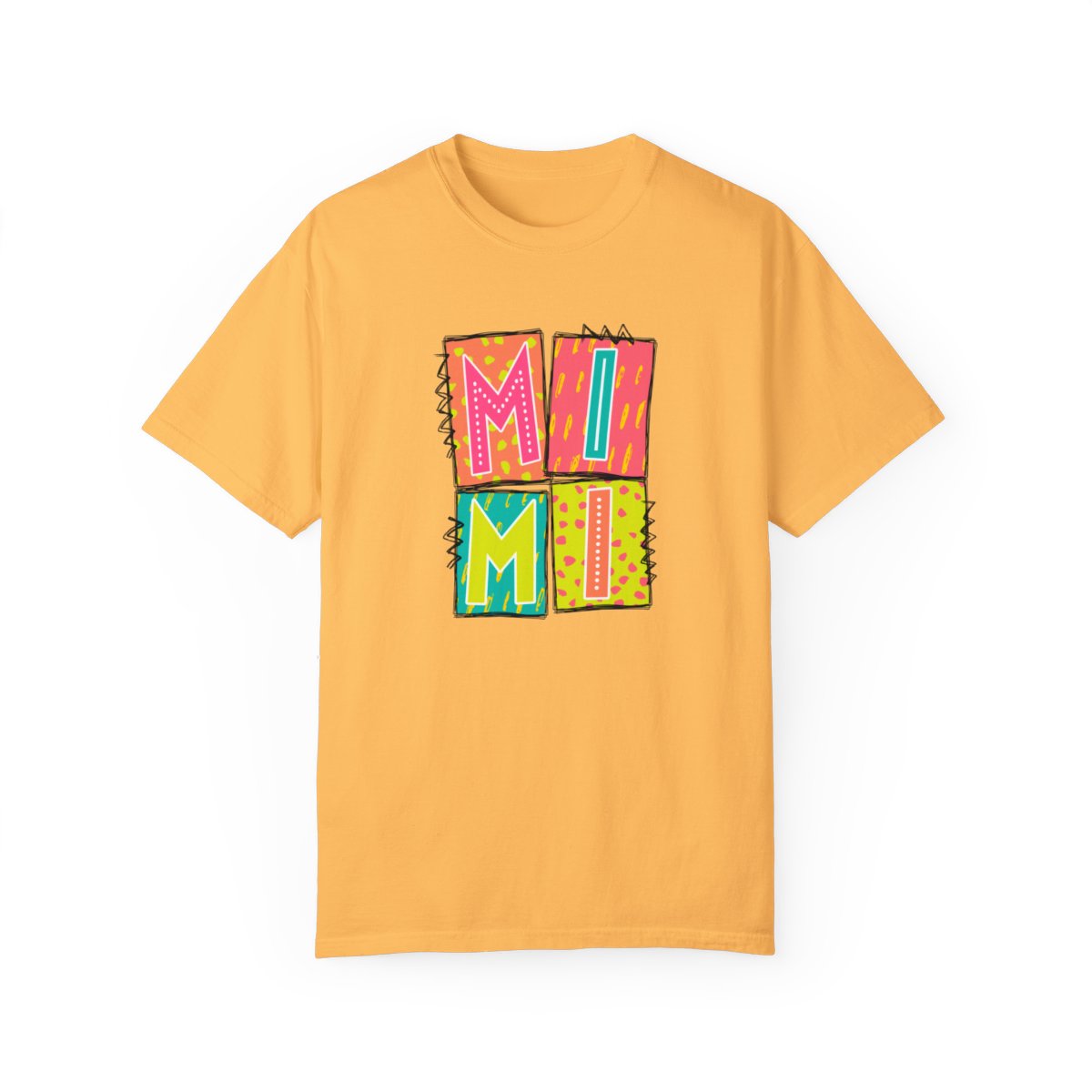 Mimi Neon Blocks Short Sleeve Tee