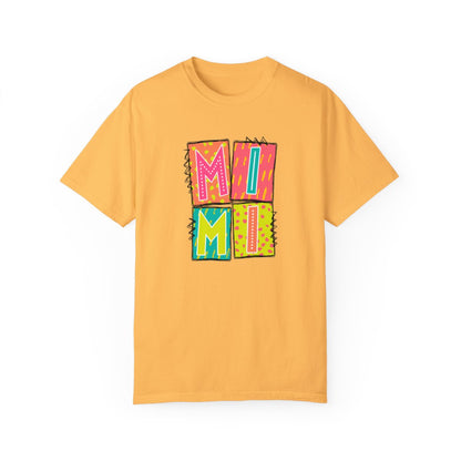 Mimi Neon Blocks Short Sleeve Tee