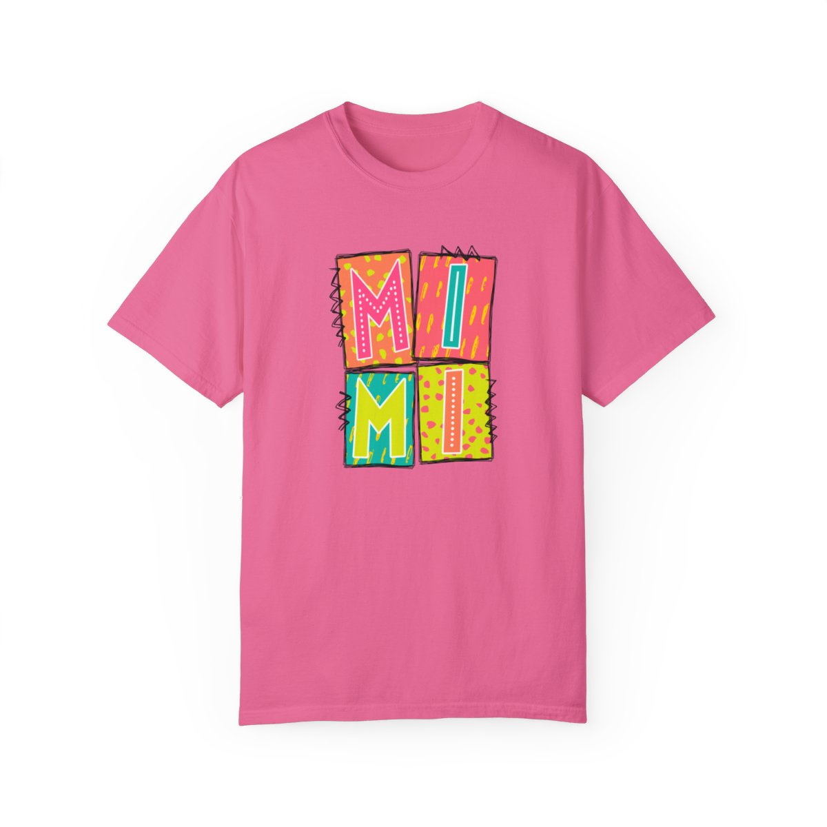 Mimi Neon Blocks Short Sleeve Tee