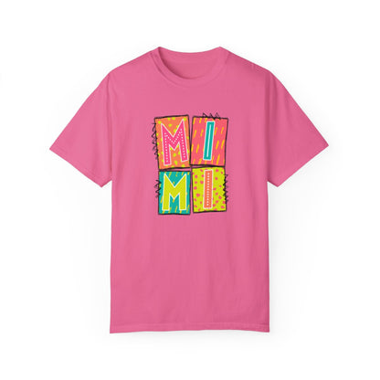 Mimi Neon Blocks Short Sleeve Tee