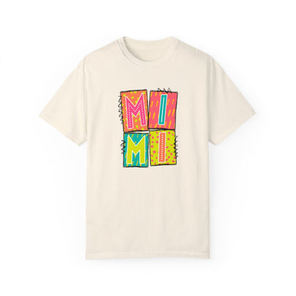 Mimi Neon Blocks Short Sleeve Tee