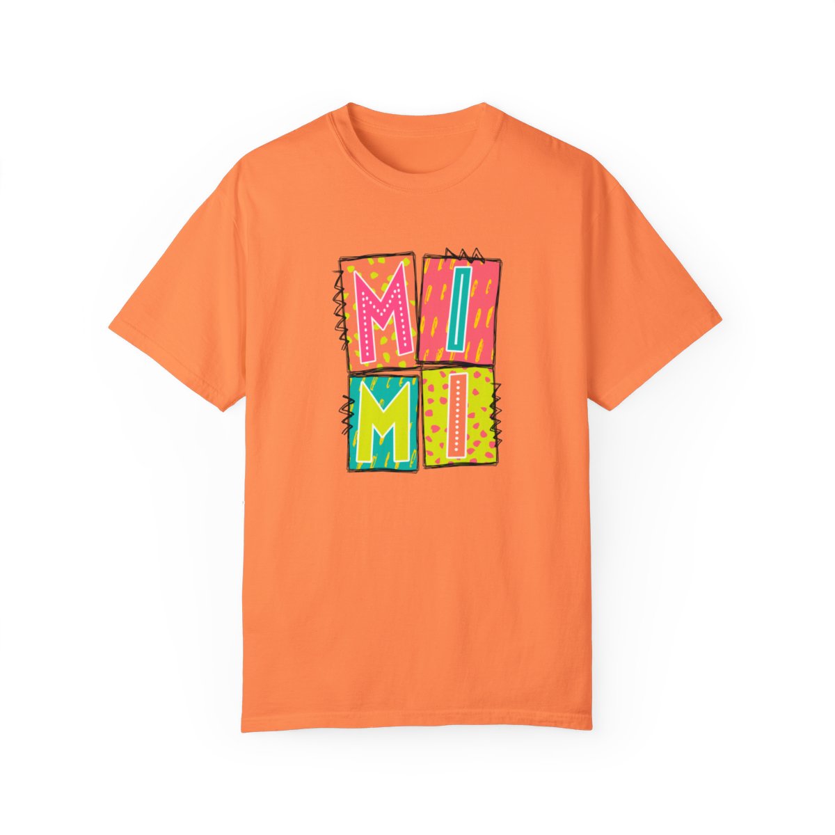 Mimi Neon Blocks Short Sleeve Tee