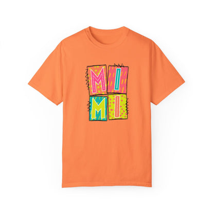 Mimi Neon Blocks Short Sleeve Tee