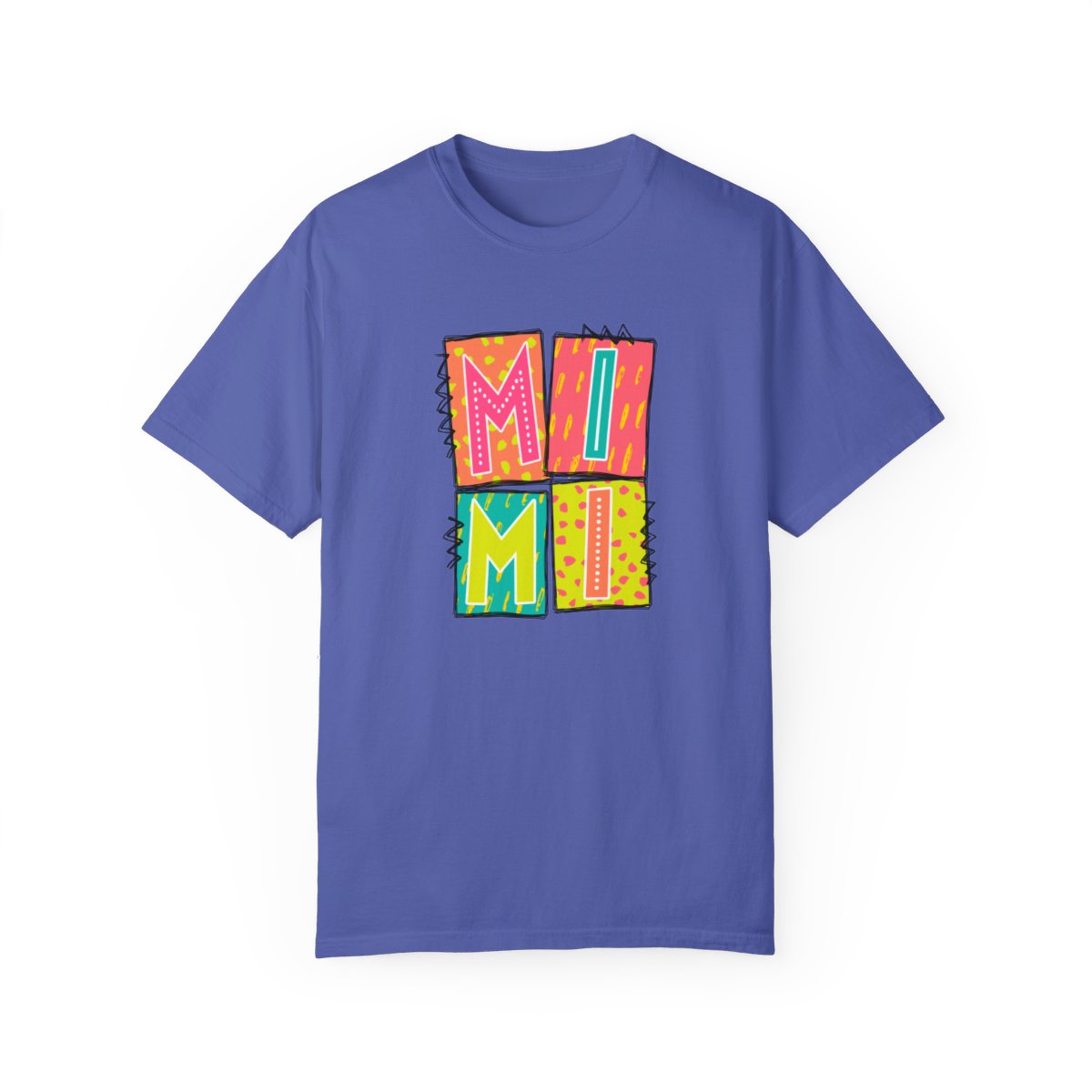 Mimi Neon Blocks Short Sleeve Tee