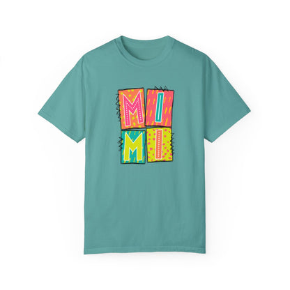 Mimi Neon Blocks Short Sleeve Tee
