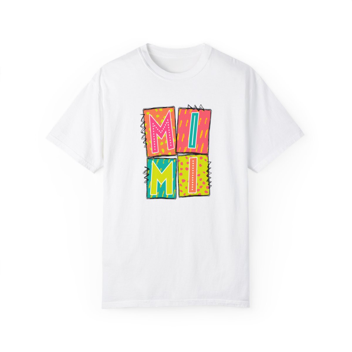 Mimi Neon Blocks Short Sleeve Tee