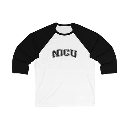 NICU Collegiate Arc Short Sleeve Baseball Tee