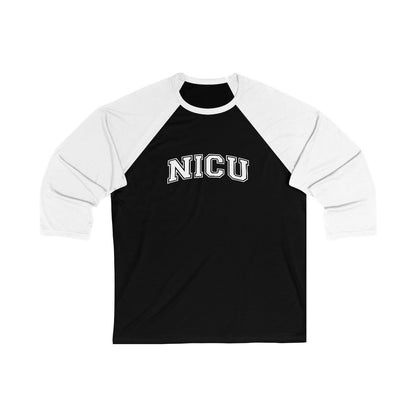 NICU Collegiate Arc Short Sleeve Baseball Tee