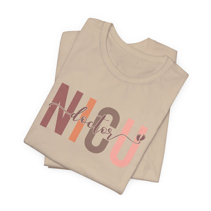 NICU Doctor Baby Feet Short Sleeve Tee