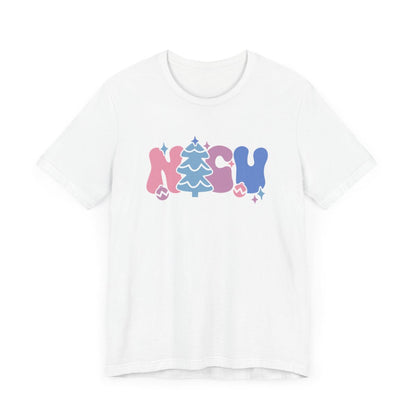 NICU Christmas Pastel Short Sleeve Tee