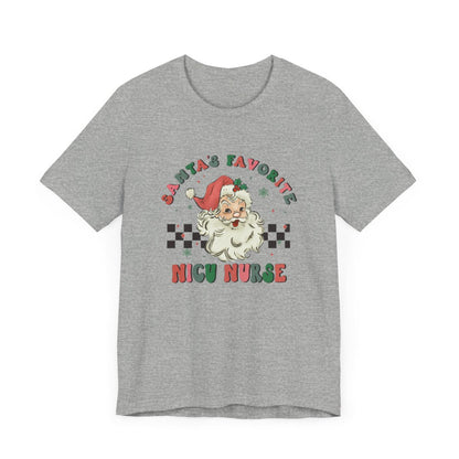 Santas Favorite NICU Nurse Short Sleeve Tee