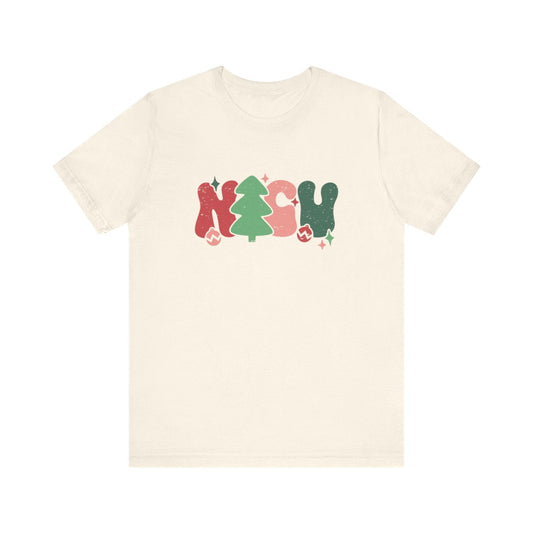 NICU Christmas Distressed Short Sleeve Tee