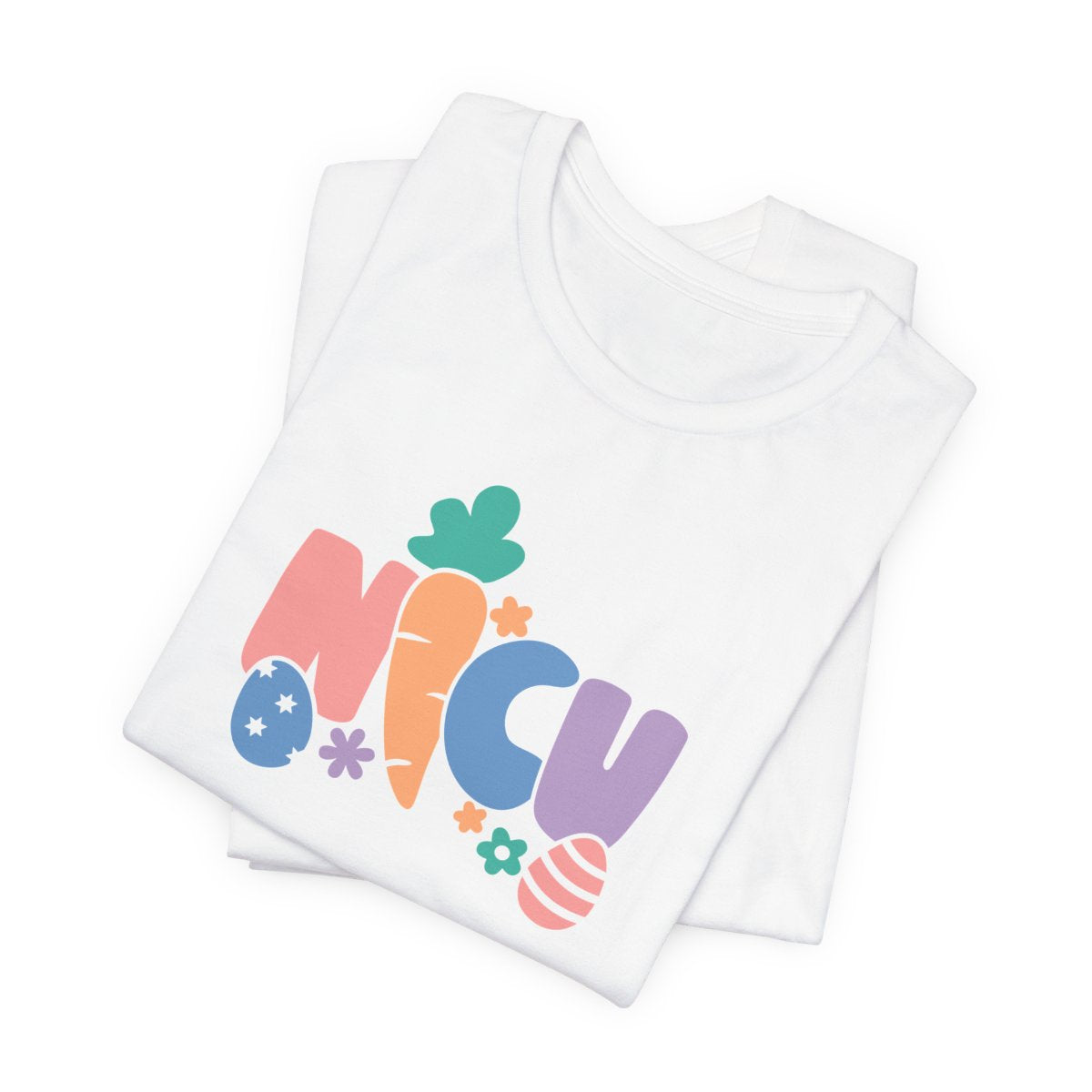 NICU Easter Carrot Short Sleeve Tee