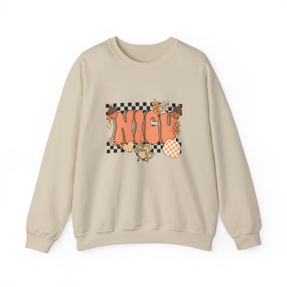 NICU Fall Pattern Long Sleeve Sweatshirt