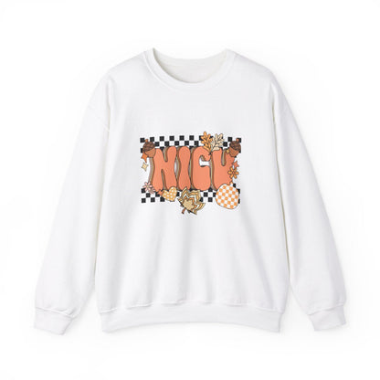NICU Fall Pattern Long Sleeve Sweatshirt
