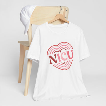 NICU Heart Rings Short Sleeve Tee