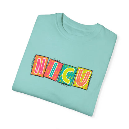 NICU Neon Blocks Short Sleeve Tee