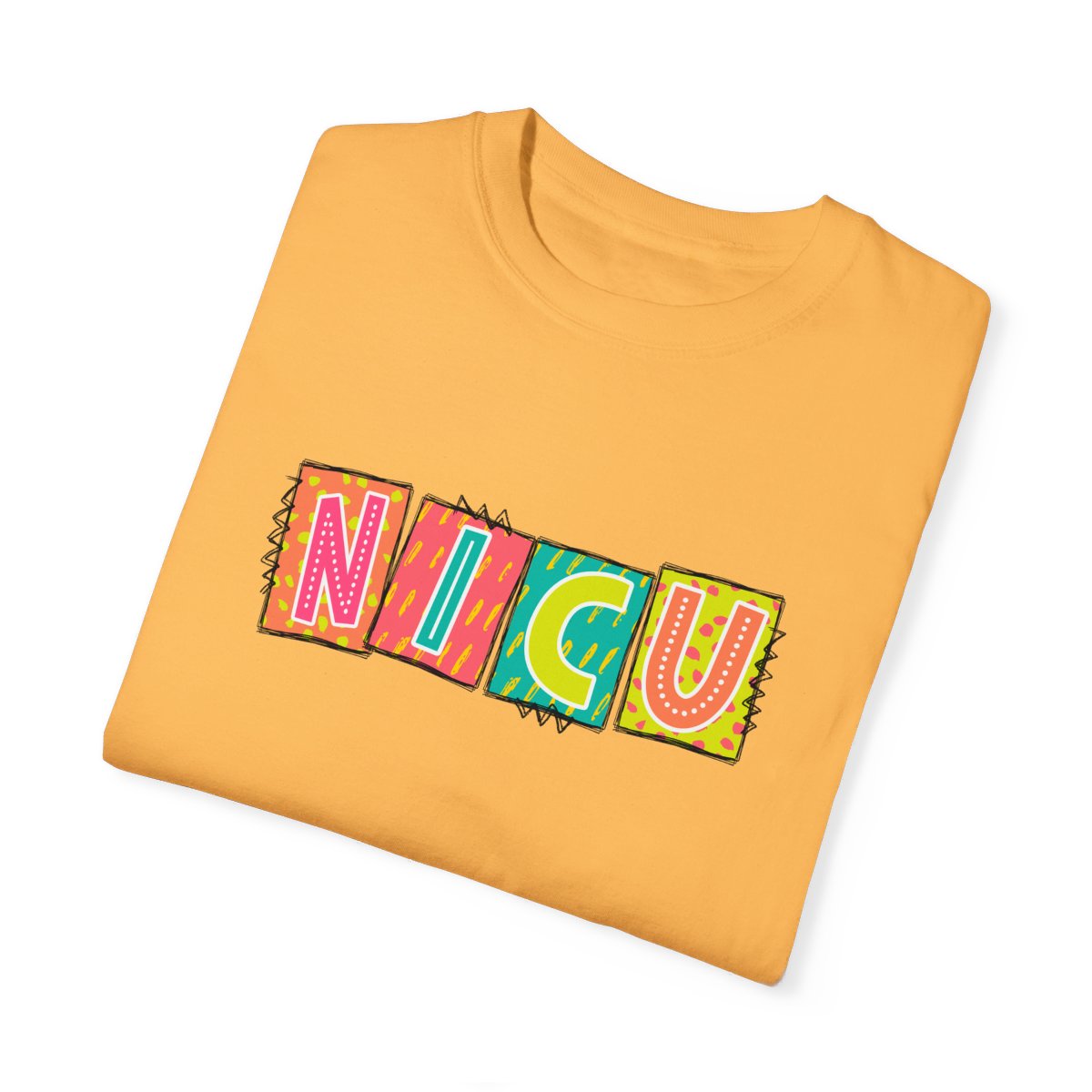 NICU Neon Blocks Short Sleeve Tee