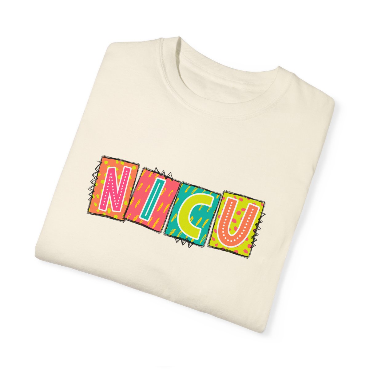NICU Neon Blocks Short Sleeve Tee