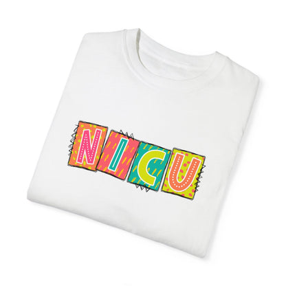 NICU Neon Blocks Short Sleeve Tee