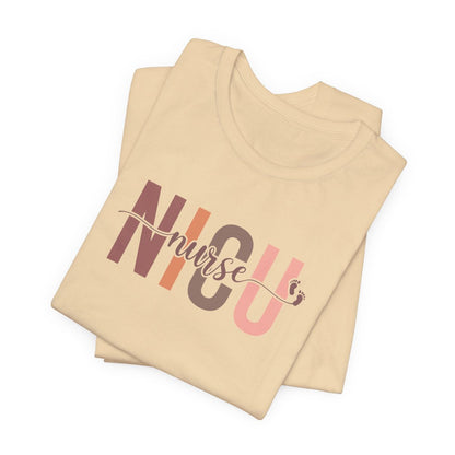 NICU Nurse Baby Feet Short Sleeve Tee