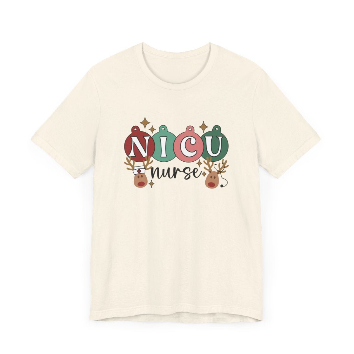 NICU Reindeer Short Sleeve Tee