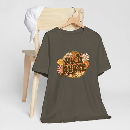 NICU Floral3 Short Sleeve Tee