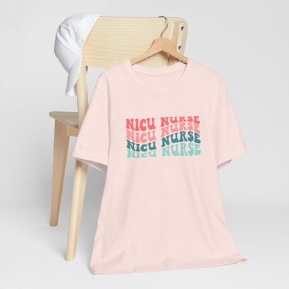 NICU Nurse Wave x4 v2 Short Sleeve Tee